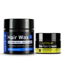 Ustraa Hair Wax- Matte Look & De Tan Cream